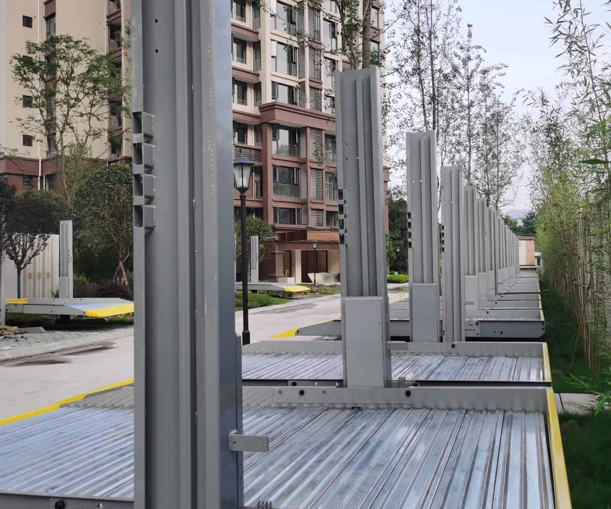 大方二層升降橫移停車庫廠家