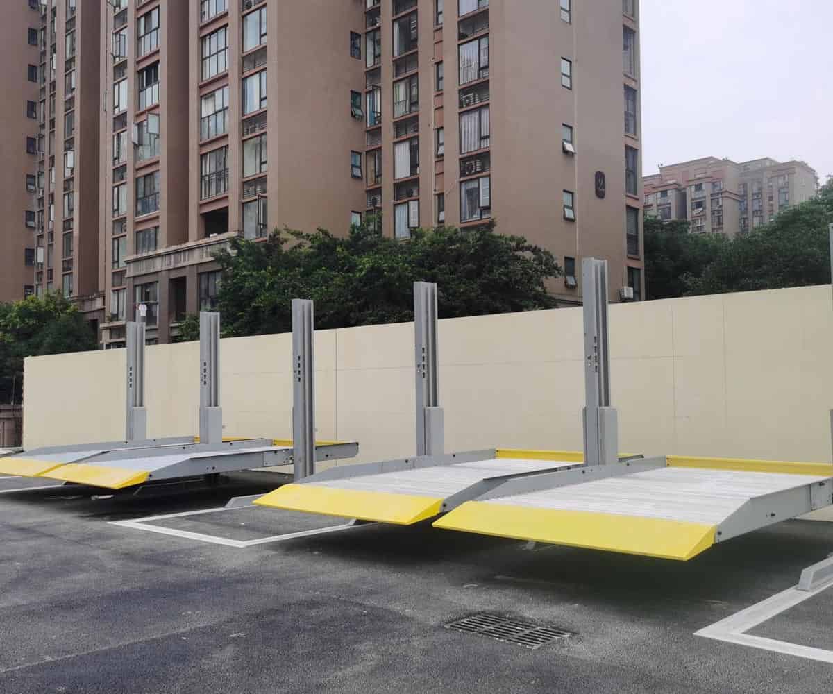 長順地下室簡易升降立體停車場回收