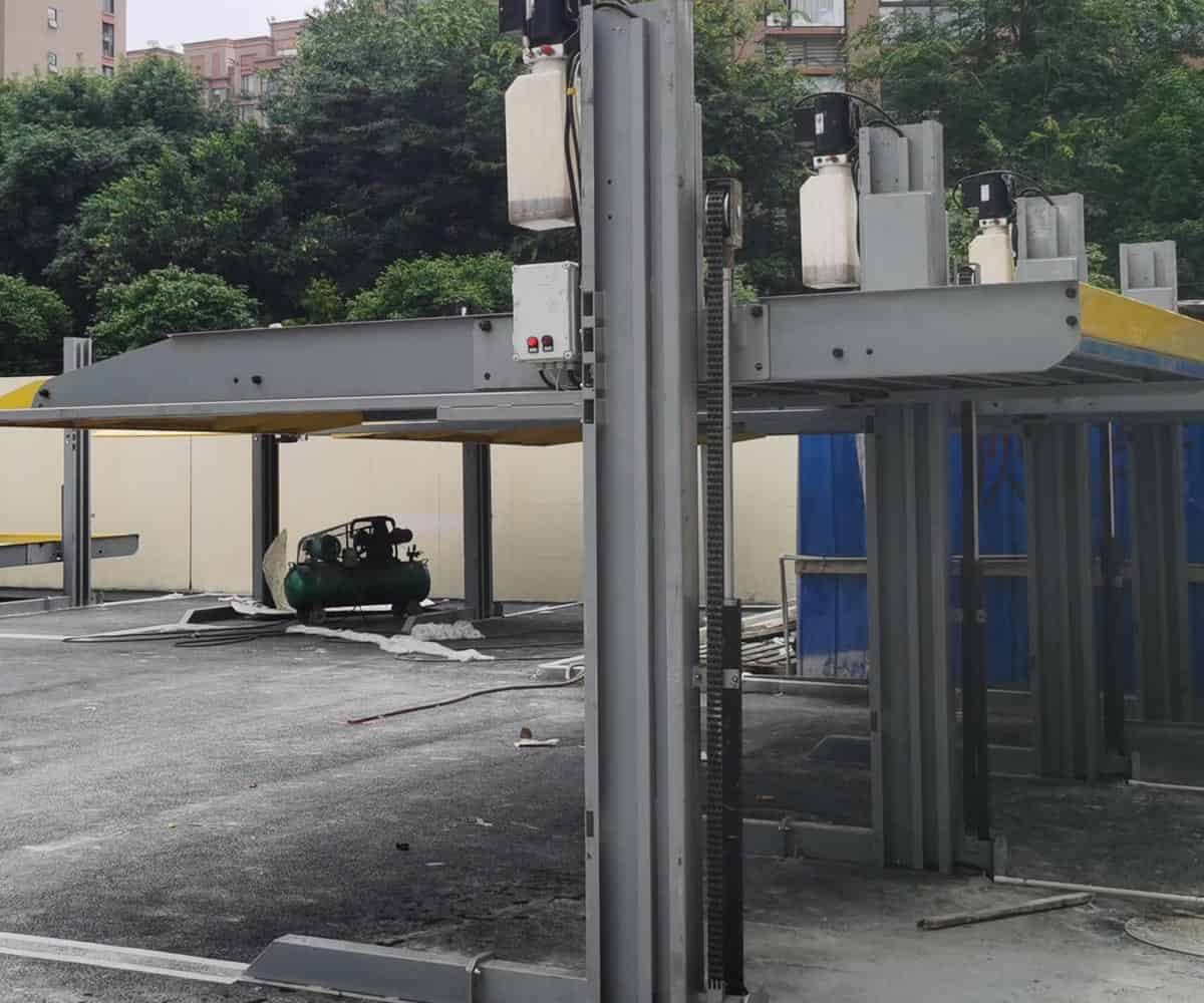 家用簡易式機械停車庫拆除
