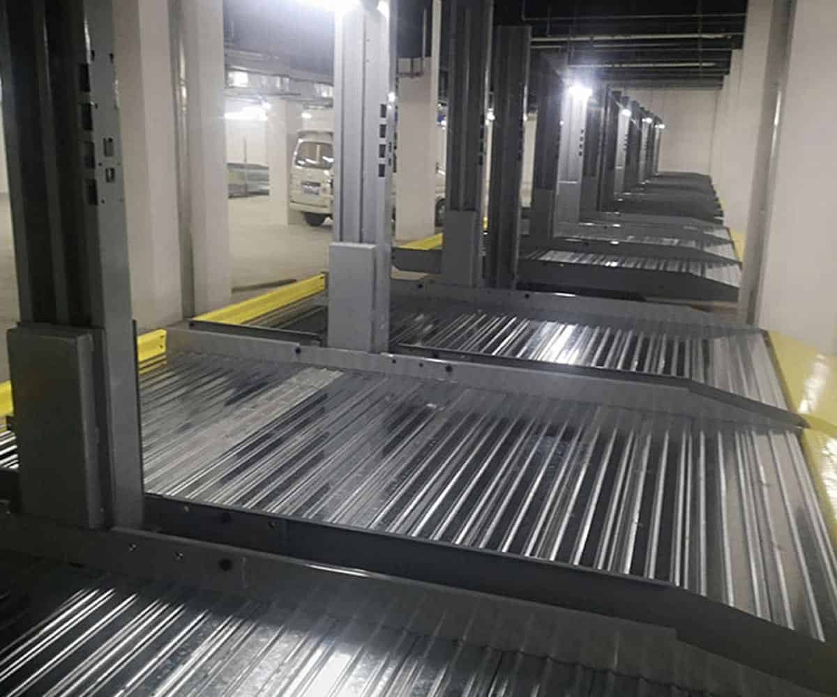 花溪兩柱簡易升降機械停車拆除