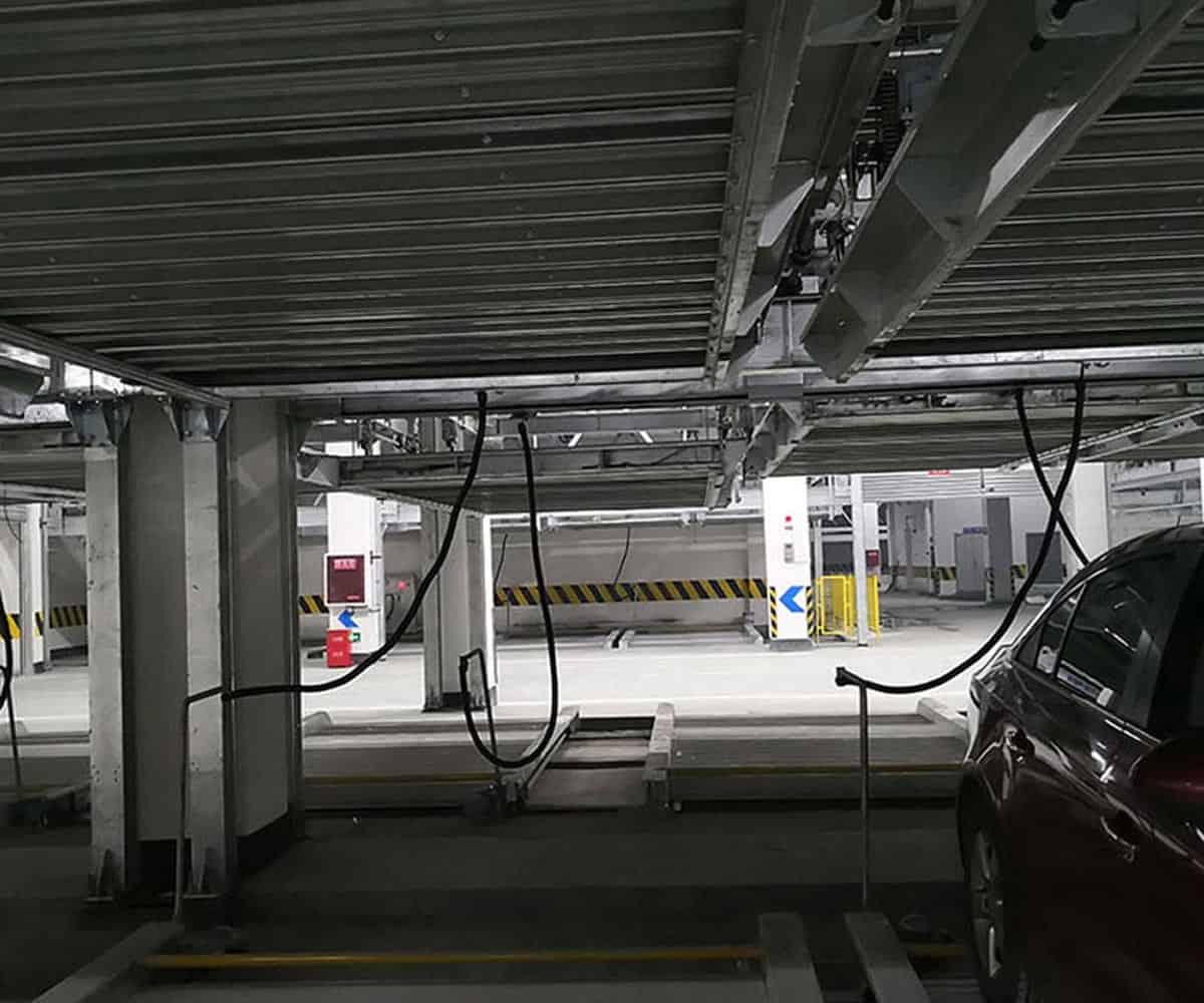 湖北兩層簡易式立體車庫停車設備過規劃